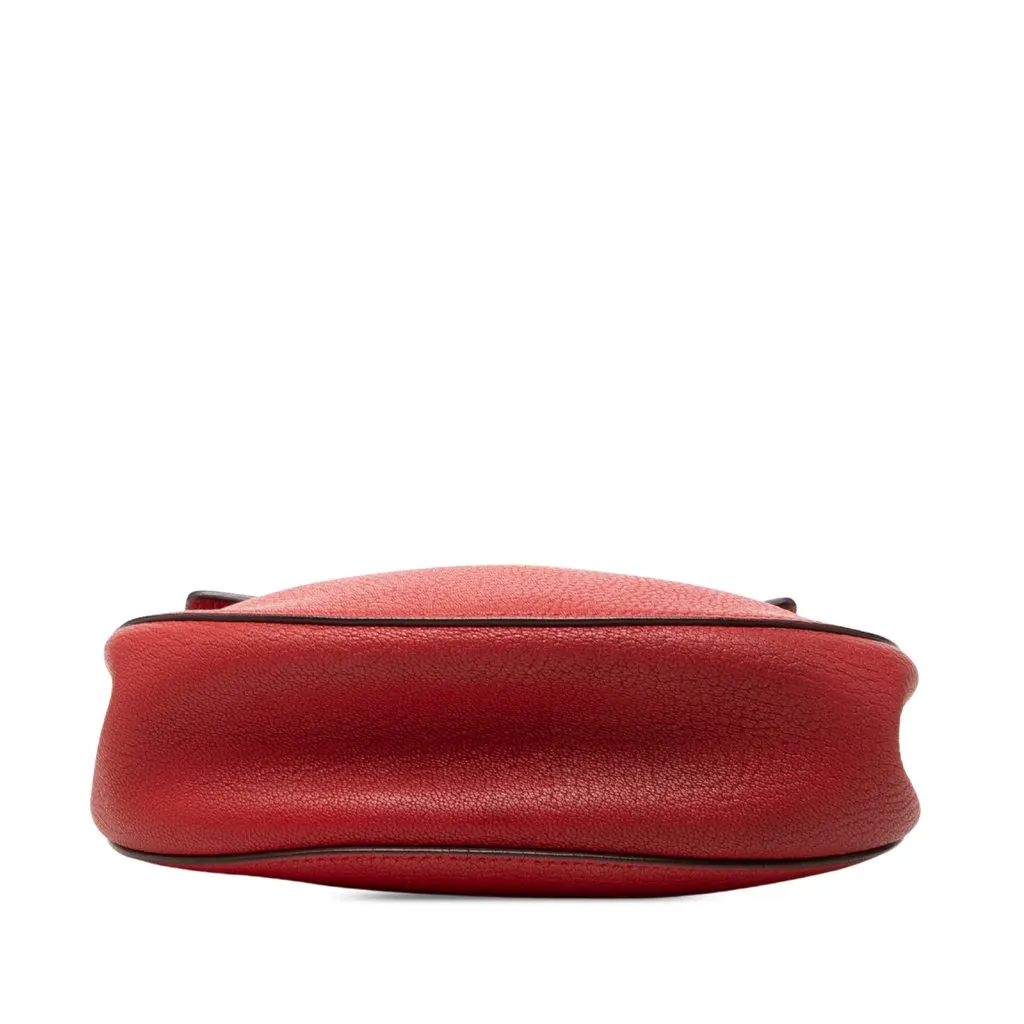 Chloé Small Leather Drew Crossbody Red Leather Very good - Inside View
