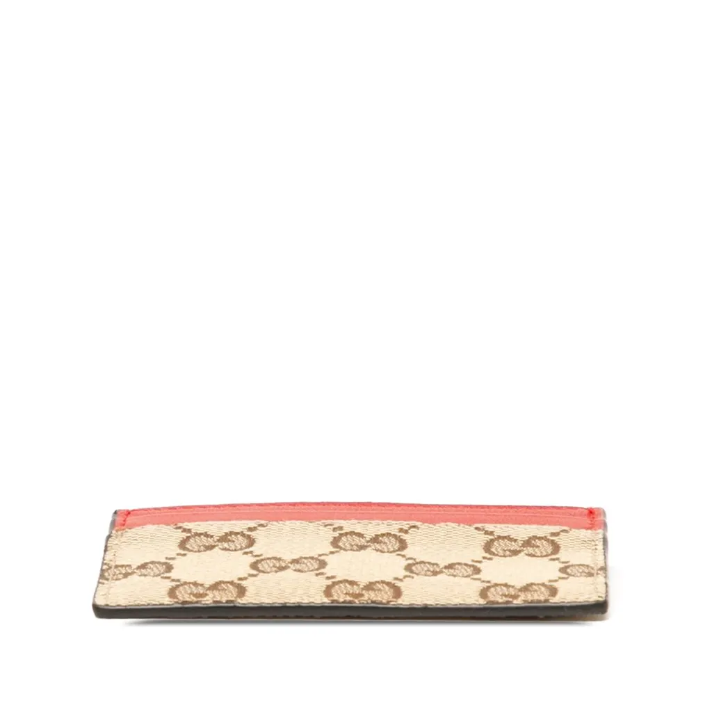 Gucci GG Canvas Card Holder Beige Canvas Very good - Inside View