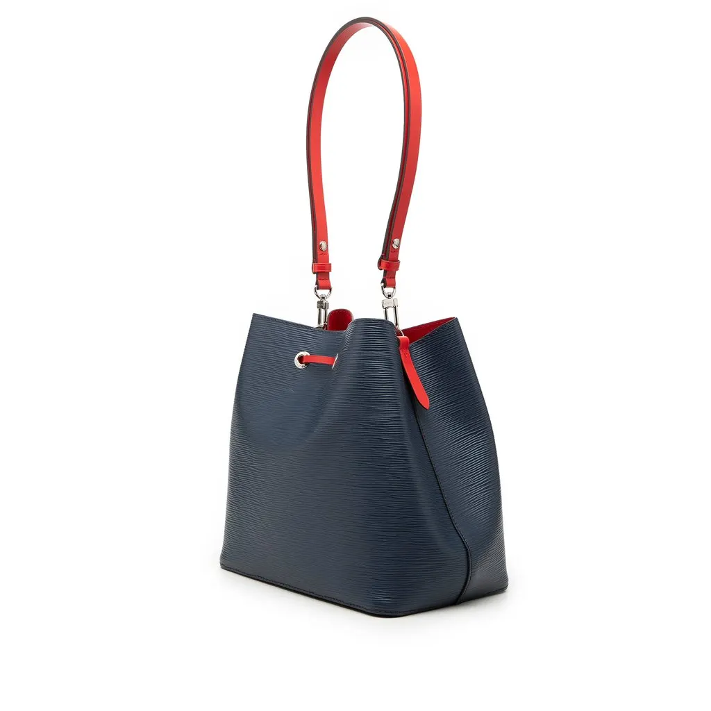 Louis Vuitton Epi NeoNoe MM Blue Leather Very good - Back View