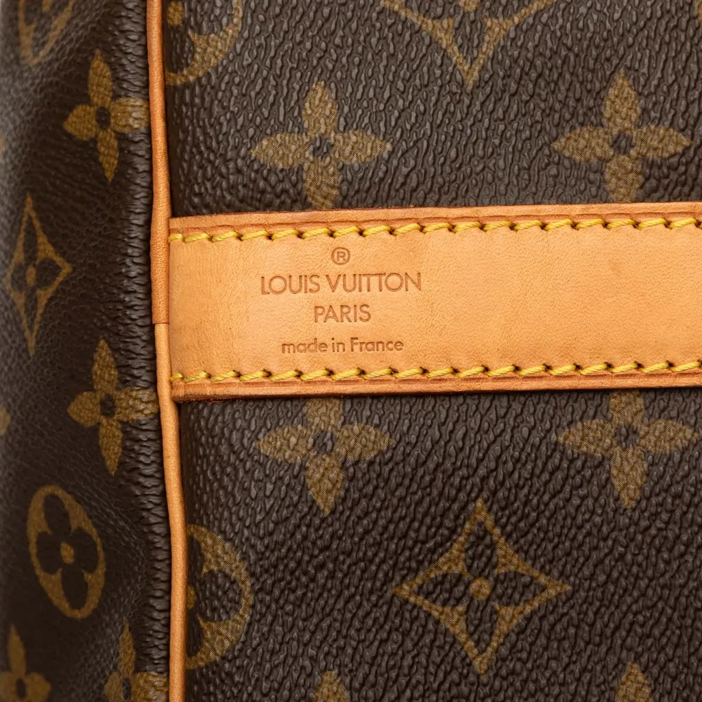 Louis Vuitton Monogram Keepall Bandouliere 60 Brown Canvas Good - Box View