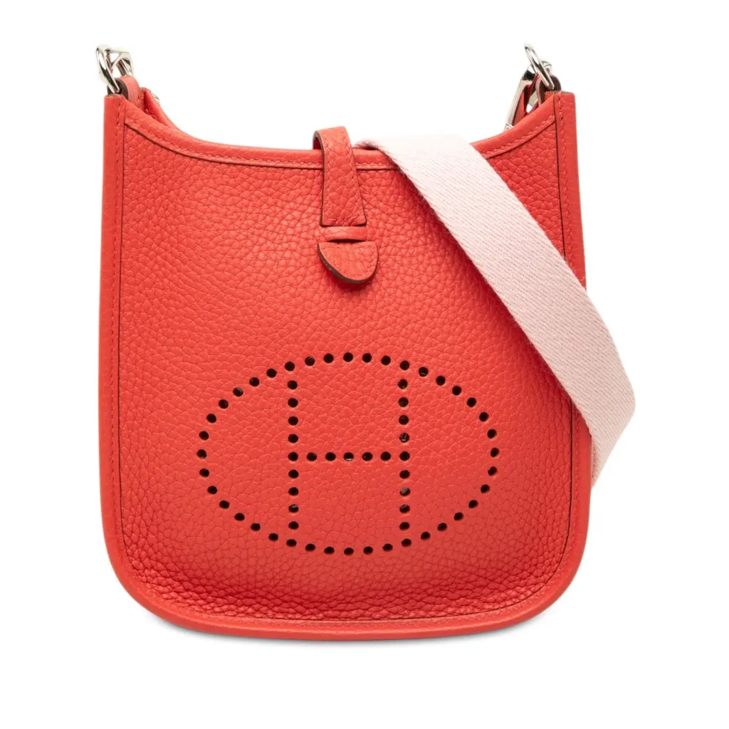 Hermès Clemence Evelyne Amazon I TPM Pink Leather Very good - Front View