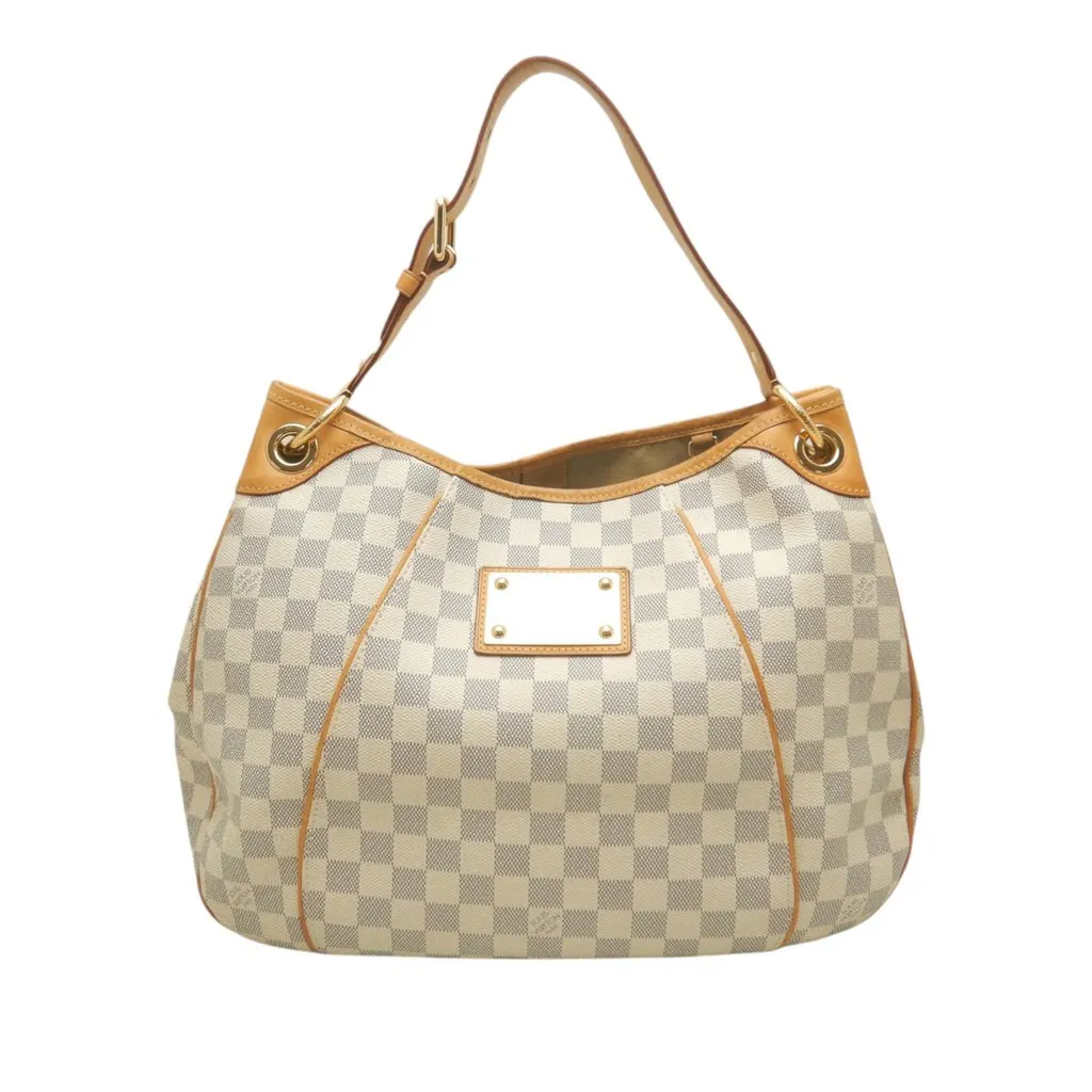 Louis Vuitton Damier Azur Galliera GM White Very good - Front View