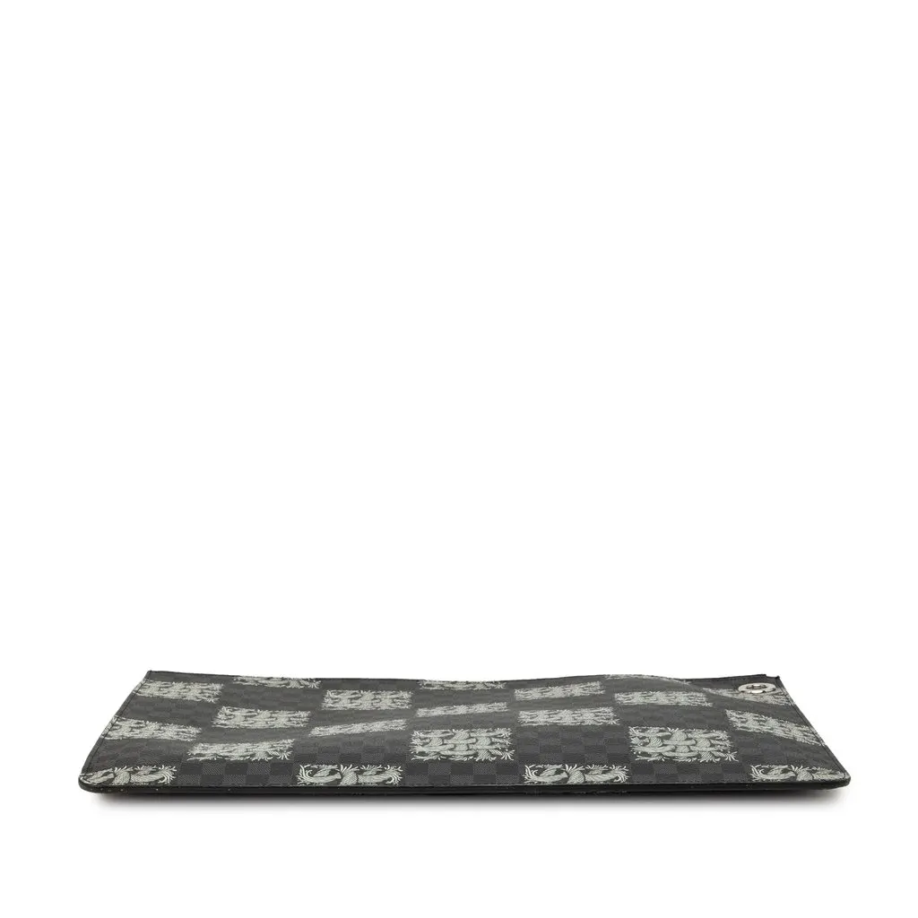 Louis Vuitton Christopher Nemeth Damier Graphite Rope Pochette Voyage GM Black Very good - Inside View