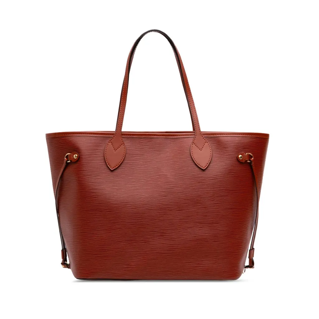 Louis Vuitton Epi Neverfull MM Brown Leather Very good - Front View