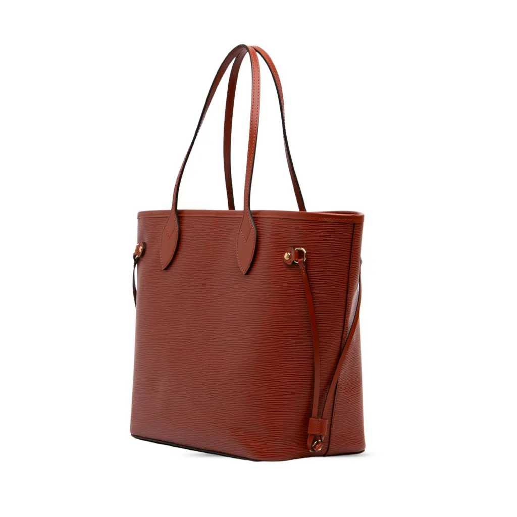 Louis Vuitton Epi Neverfull MM Brown Leather Very good - Back View