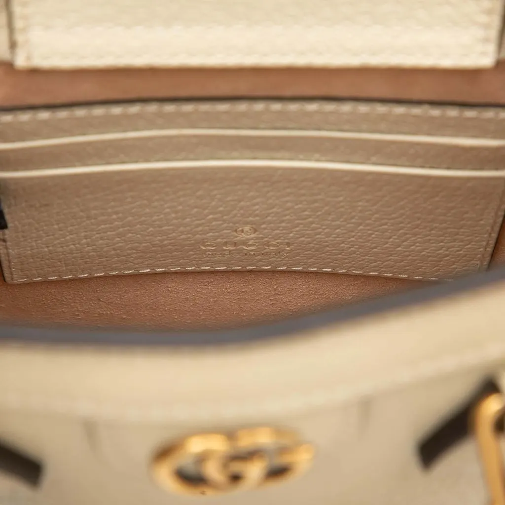 Gucci Mini Calfskin Bamboo Diana Satchel Brown Leather Good - Box View
