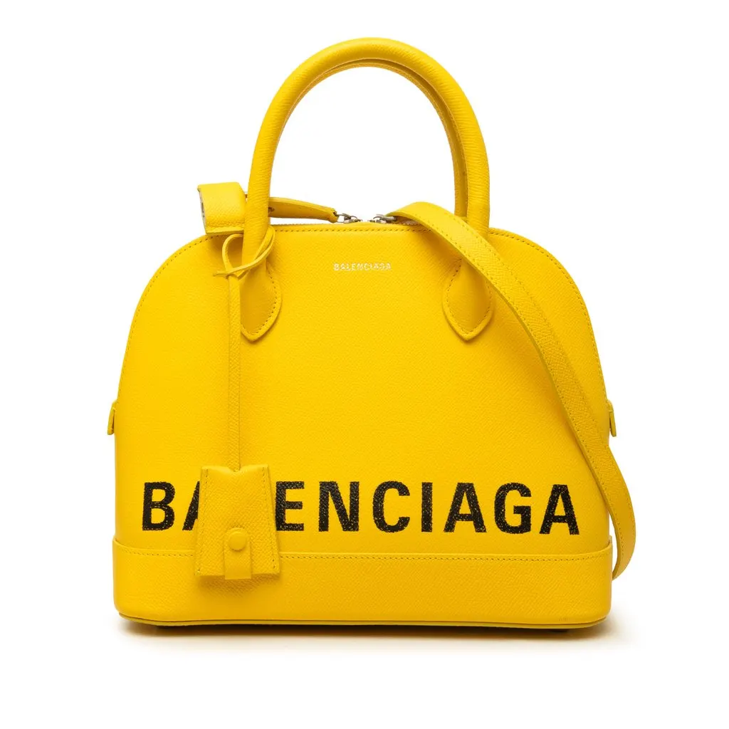 Balenciaga Grained Calfskin Ville Top Handle Bag S