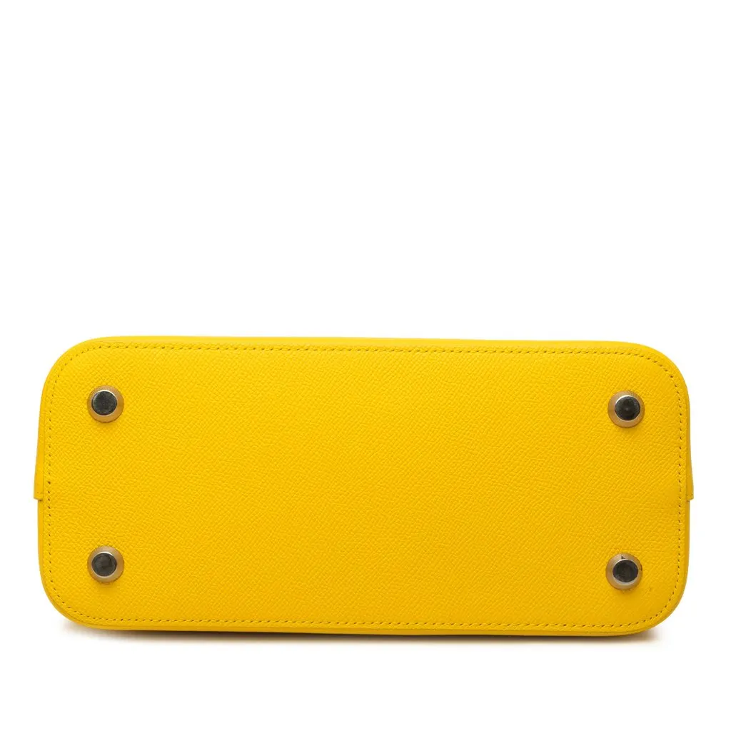 Balenciaga Grained Calfskin Ville Top Handle Bag S Yellow Leather Very good - Inside View