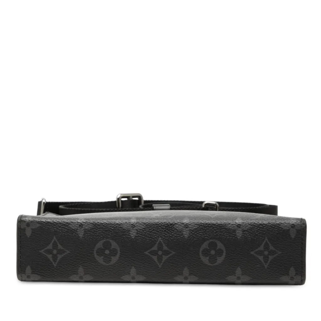 Louis Vuitton Monogram Eclipse Gaston Wearable Wallet Black Very good - Inside View