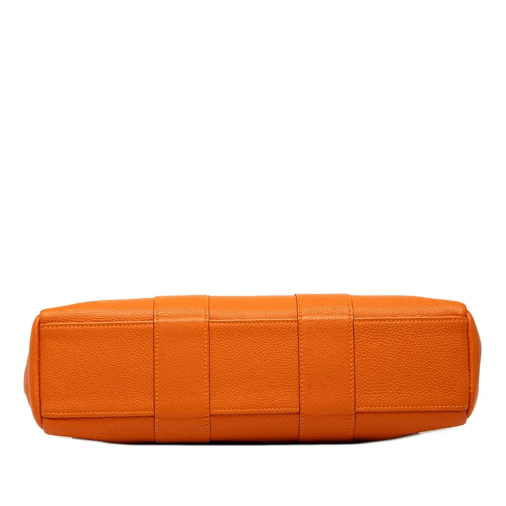 Hermès Togo Fourre Tout PM Orange Leather Good - Inside View