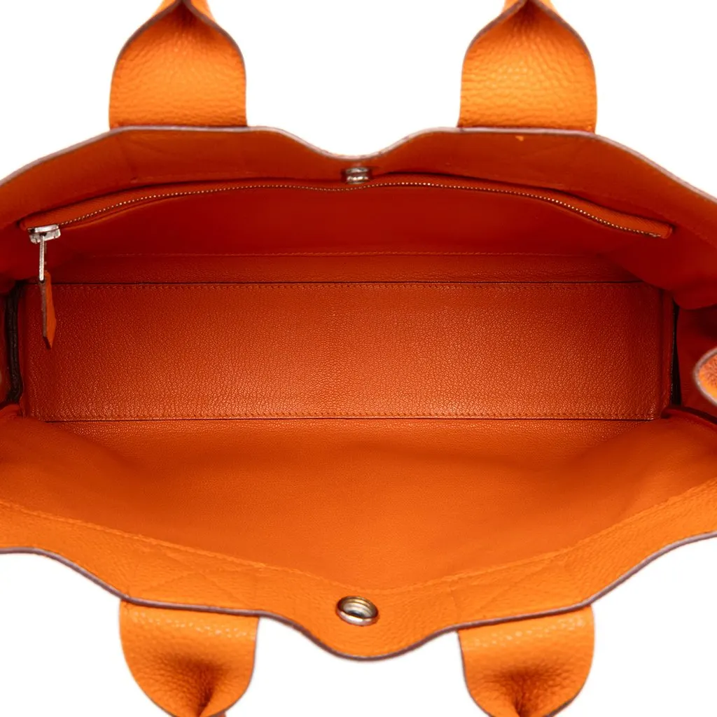 Hermès Togo Fourre Tout PM Orange Leather Good - Model View