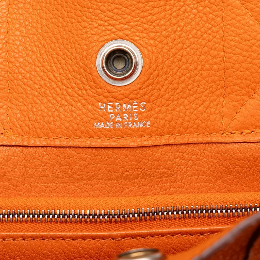 Hermès Togo Fourre Tout PM Orange Leather Good - Box View