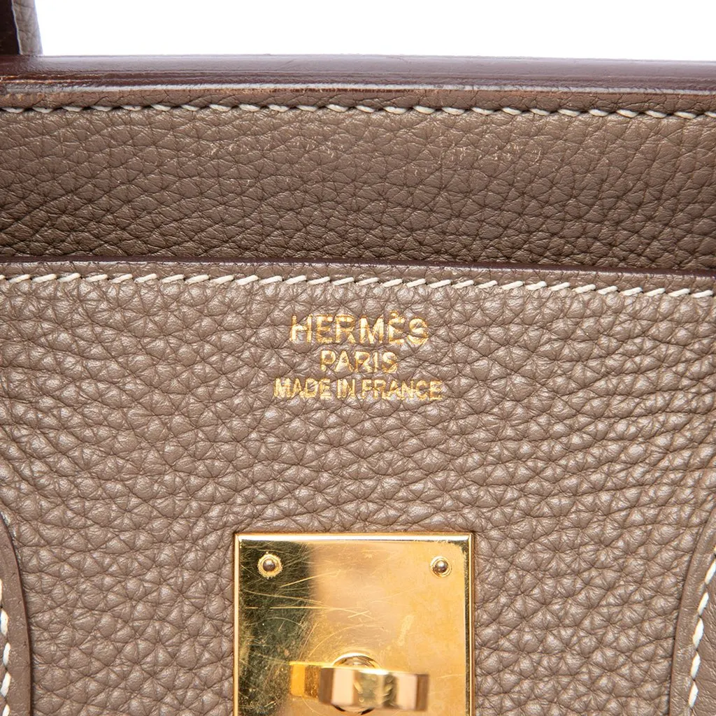 Hermès Togo Birkin Retourne 35 Brown Leather Good - Box View