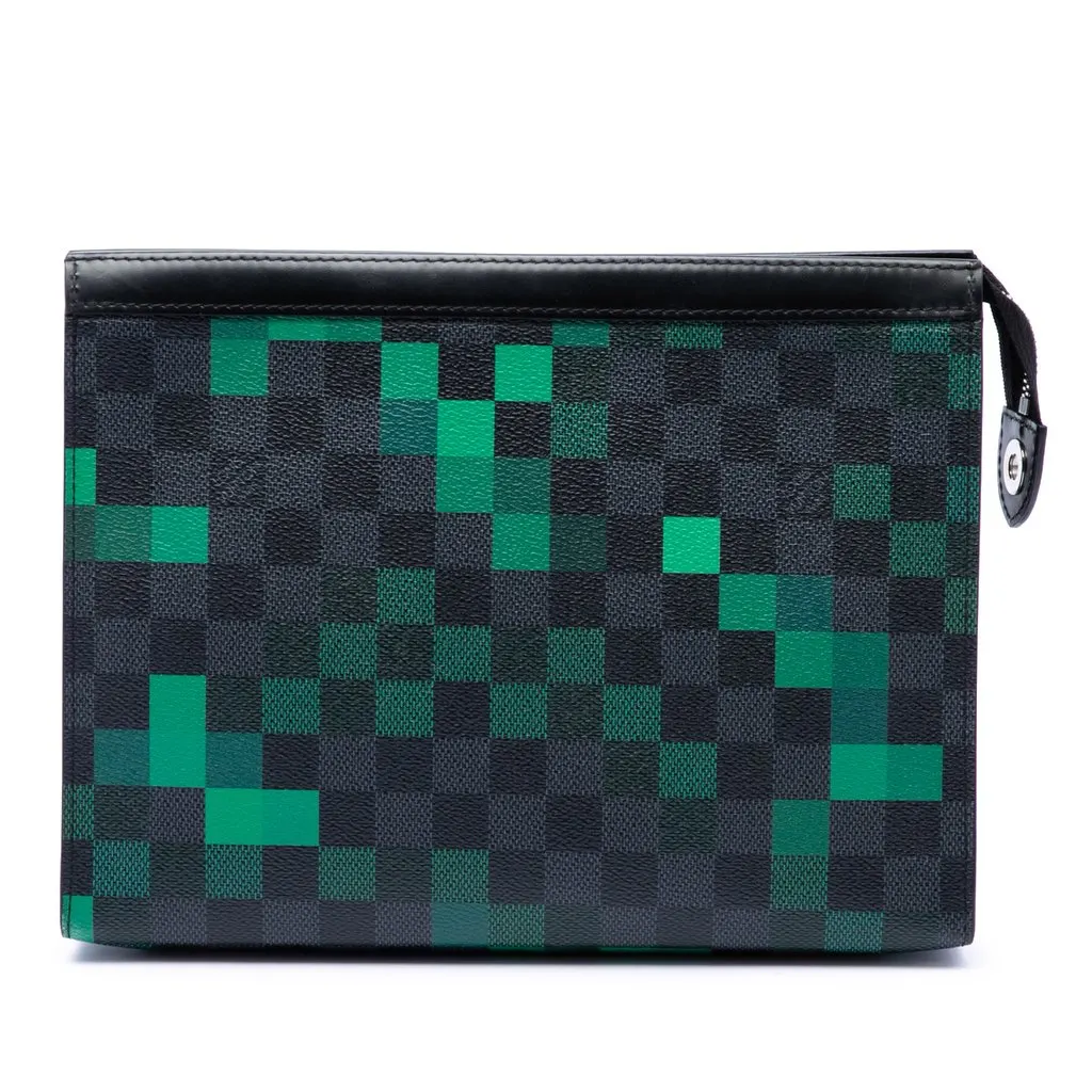 Louis Vuitton Damier Graphite Pixel Pochette Voyage MM MultiColor Very good - Front View