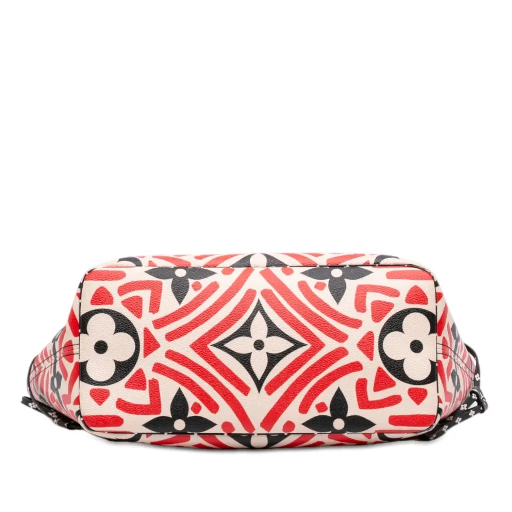 Louis Vuitton Monogram Giant Crafty Neverfull MM Red Very good - Inside View