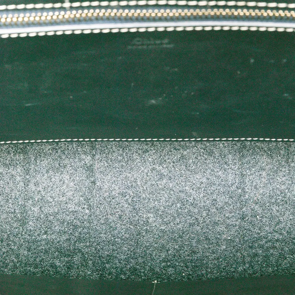 Chloé Medium Felt Woody Tote Blue Wool Very good - Model View