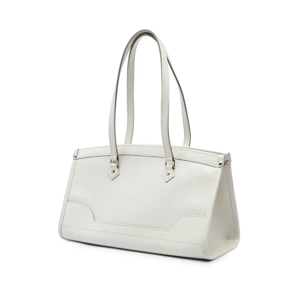 Louis Vuitton Epi Madeleine PM White Leather Very good - Back View