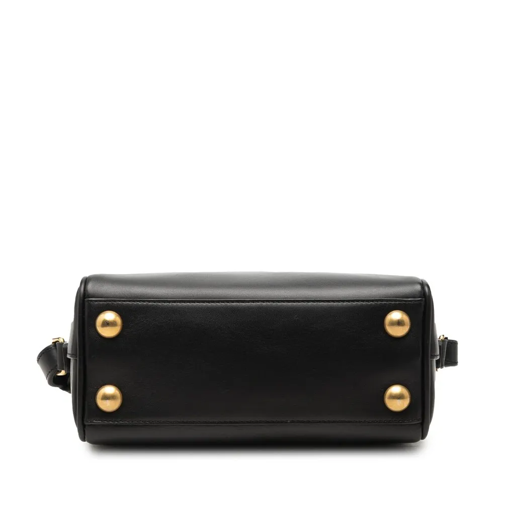 Saint Laurent Toy Leather Classic Duffle Satchel Black Leather Very good - Inside View