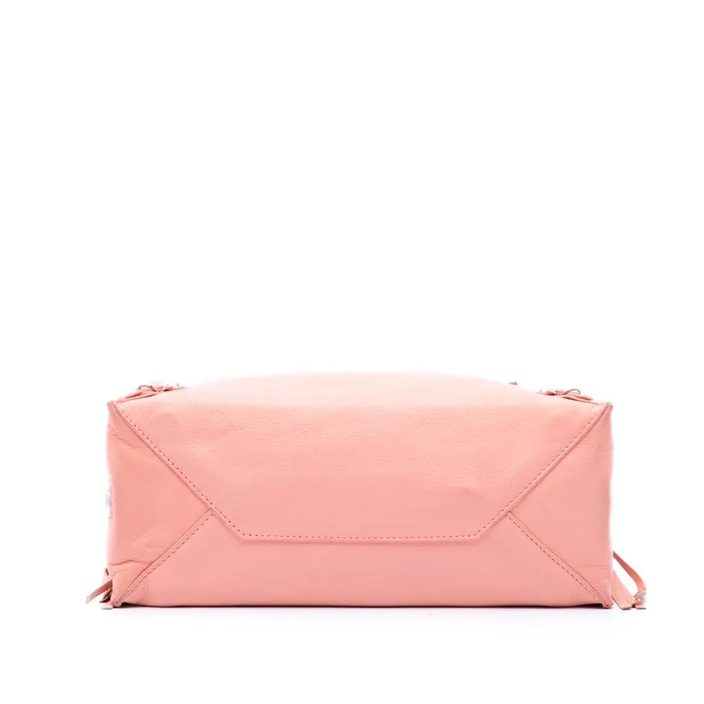 Balenciaga Calfskin Papier A6 Zip Around Satchel Pink Leather Very good - Inside View
