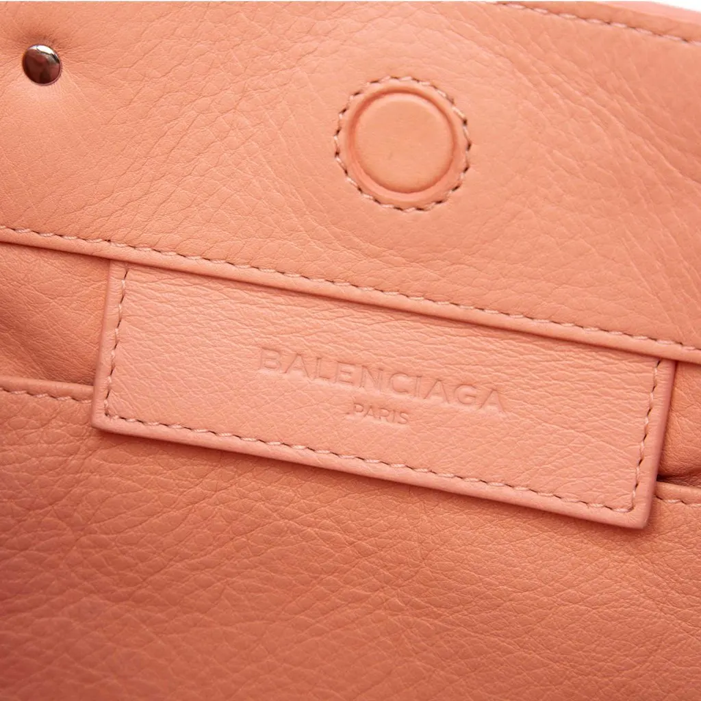 Balenciaga Calfskin Papier A6 Zip Around Satchel Pink Leather Very good - Box View