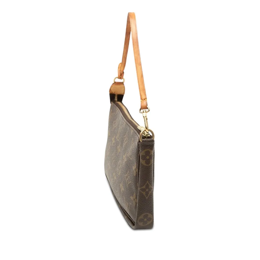 Louis Vuitton Monogram Pochette Accessoires Brown Very good - Back View