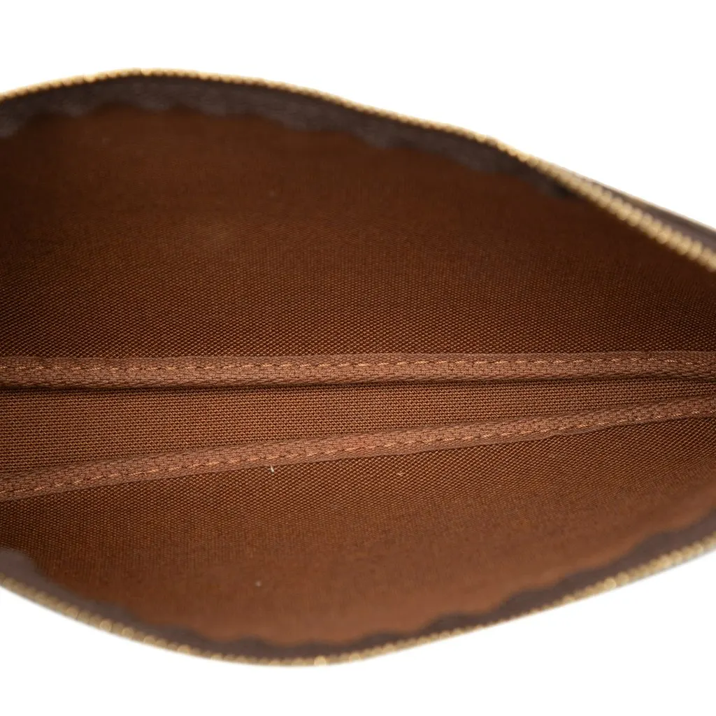 Louis Vuitton Monogram Pochette Accessoires Brown Very good - Model View