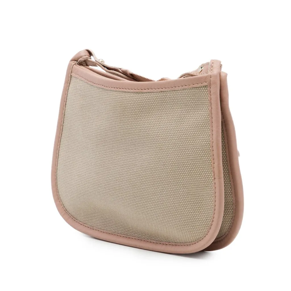 Fendi Canvas Zucca Borsa Tape Crossbody Beige Canvas Very good - Back View