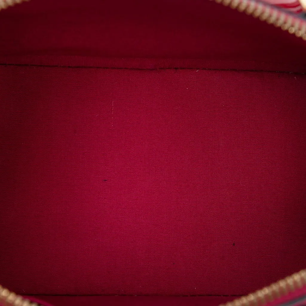 Louis Vuitton Monogram Vernis Alma BB Red Leather Very good - Model View