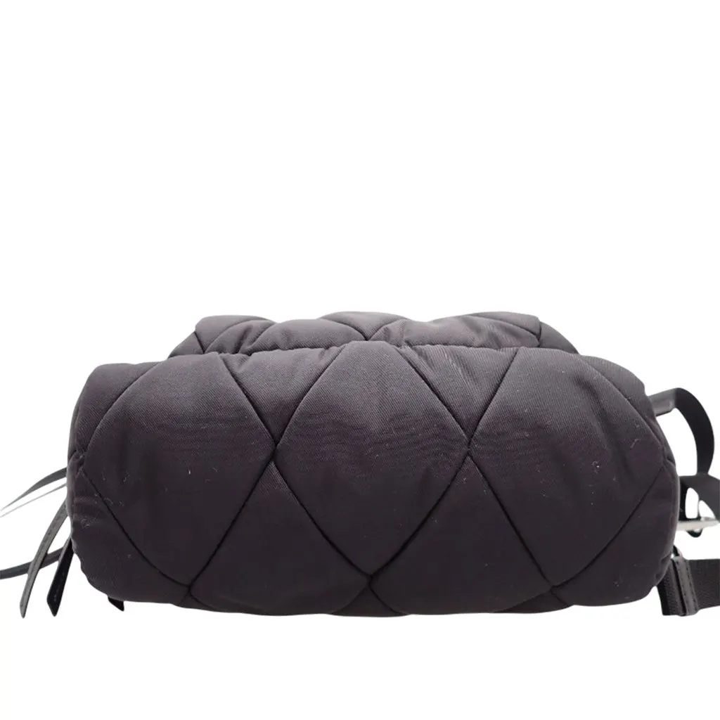 Prada Impuntu Tessuto Sling Backpack Black Very good - Inside View