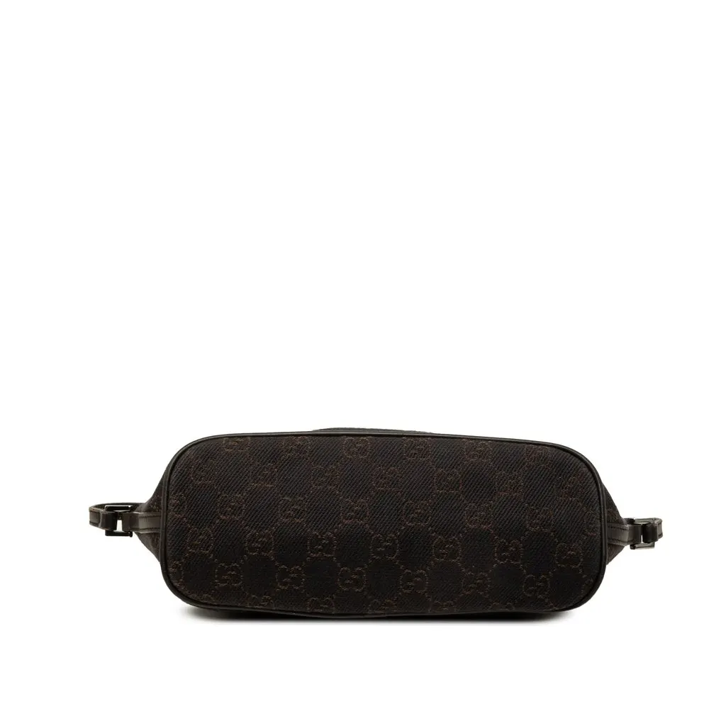 Gucci GG Denim Boat Brown Denim Good - Inside View