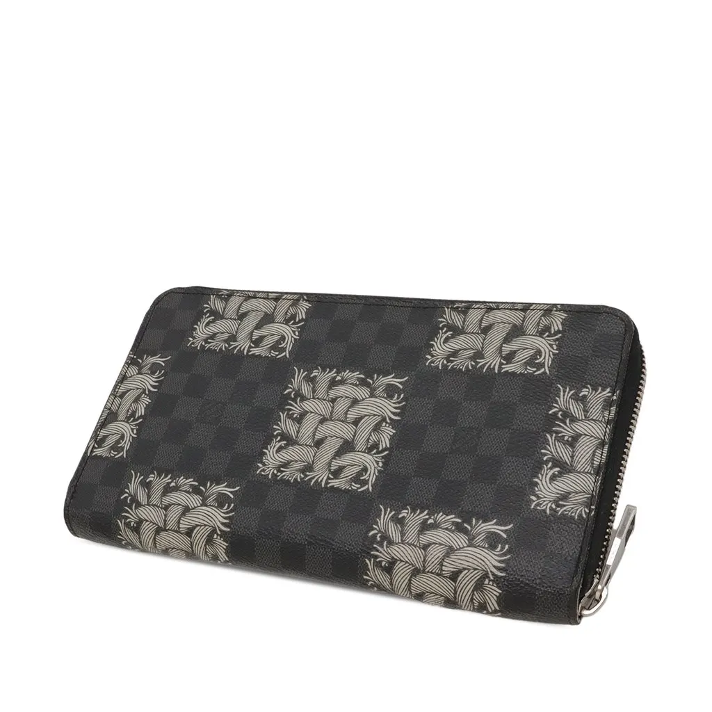 Louis Vuitton Christopher Nemeth Damier Graphite Zippy Organizer Wallet Black Very good - Back View