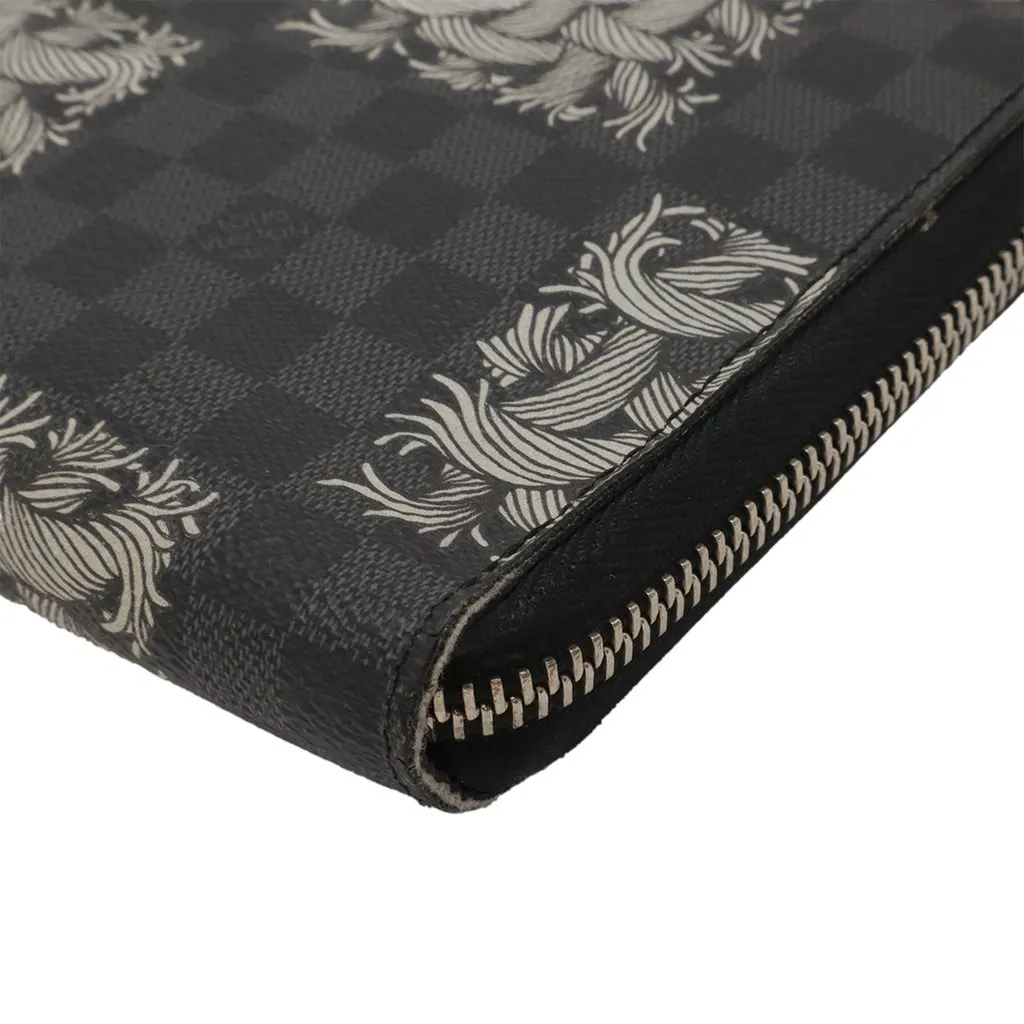 Louis Vuitton Christopher Nemeth Damier Graphite Zippy Organizer Wallet Black Very good - Box View
