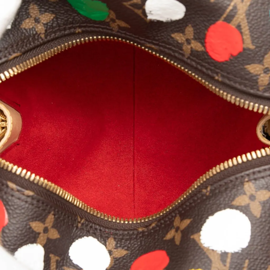 Louis Vuitton Yayoi Kusama Monogram Painted Dots Square Bag Brown Very good - Model View