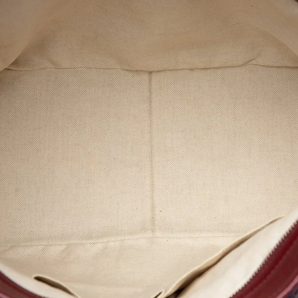 Gucci GG Canvas and Calfskin Bree Tote Beige Very good - Model View