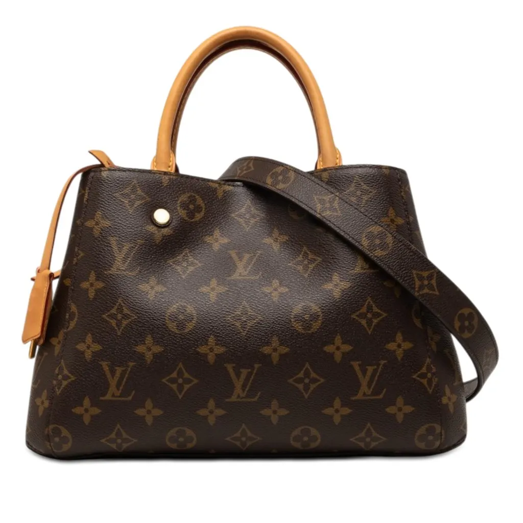 Louis Vuitton Monogram Montaigne BB Brown Very good - Front View