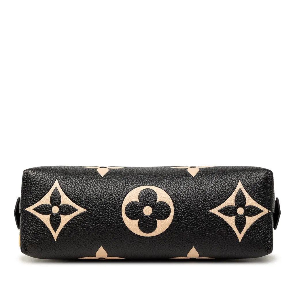 Louis Vuitton Bicolor Monogram Empreinte Giant Cosmetic Pouch Black Leather Good - Inside View