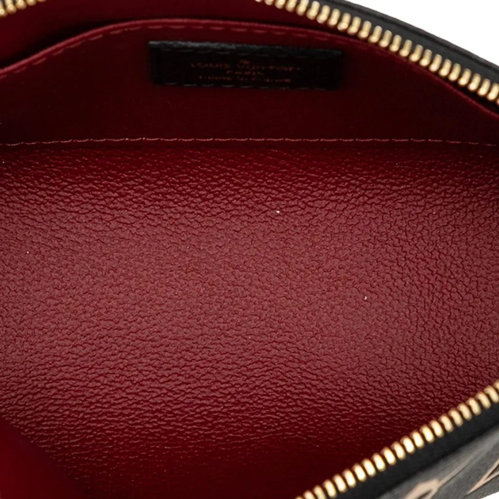 Louis Vuitton Bicolor Monogram Empreinte Giant Cosmetic Pouch Black Leather Good - Model View