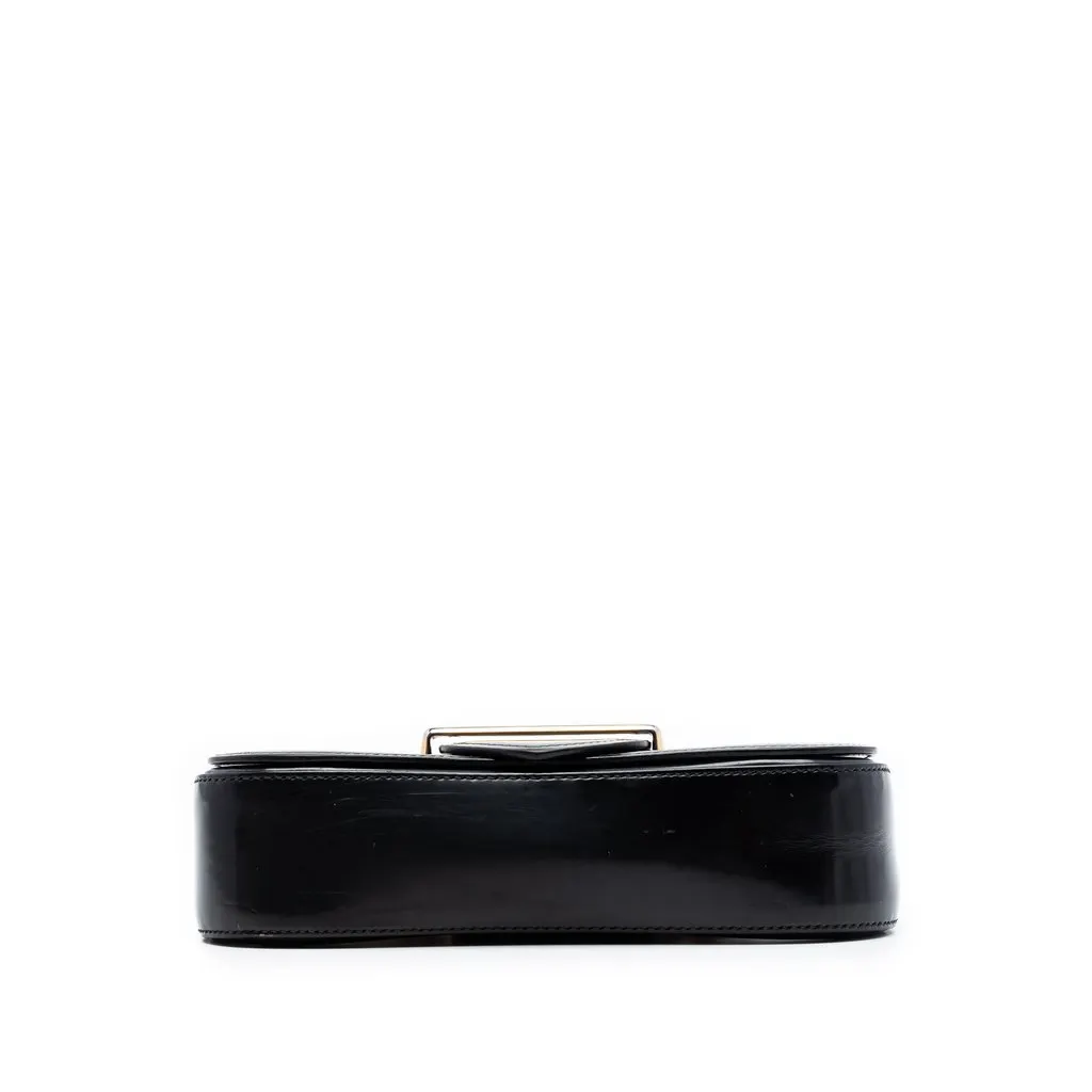 Prada City Calf Sidonie Crossbody Black Leather Very good - Inside View