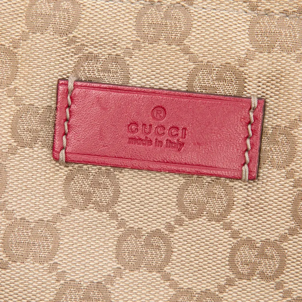 Gucci GG Canvas Web Vertical Tote Beige Very good - Box View