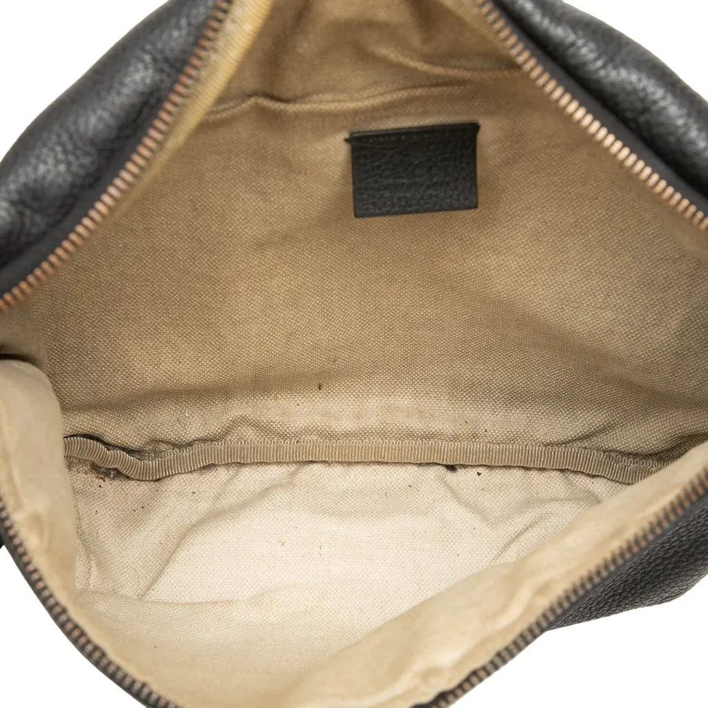 Gucci Leather Logo Web Belt Bag Black Leather Very good - Model View