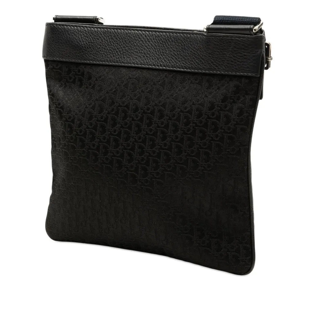 Dior Diorissimo Trotter Canvas Street Chic Crossbody Black Very good - Back View