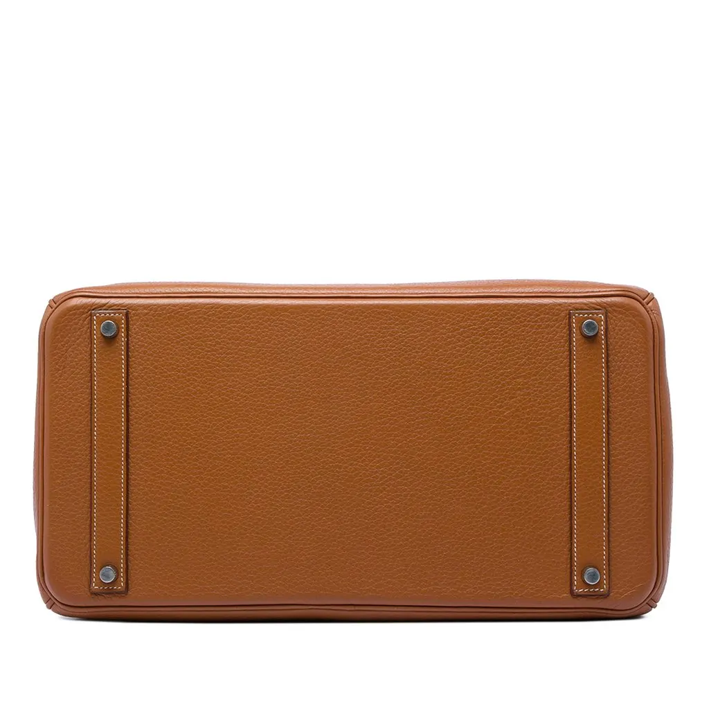 Hermès Clemence Birkin Retourne 40 Brown Leather Very good - Inside View