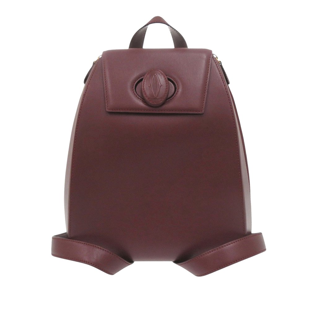 Cartier Leather Must De Cartier Backpack Red Mini Leather