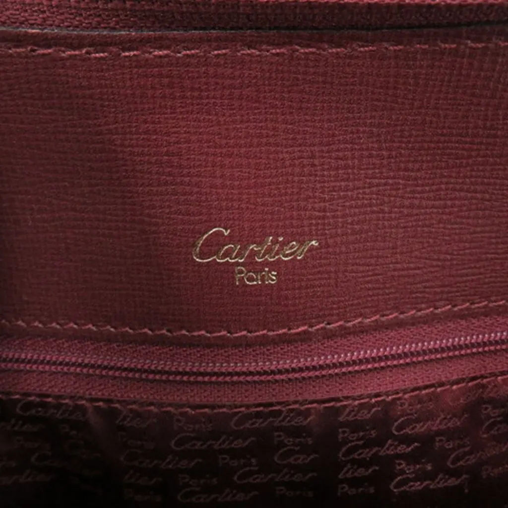 Cartier Leather Must De Cartier Backpack Red Leather Very good - Box View