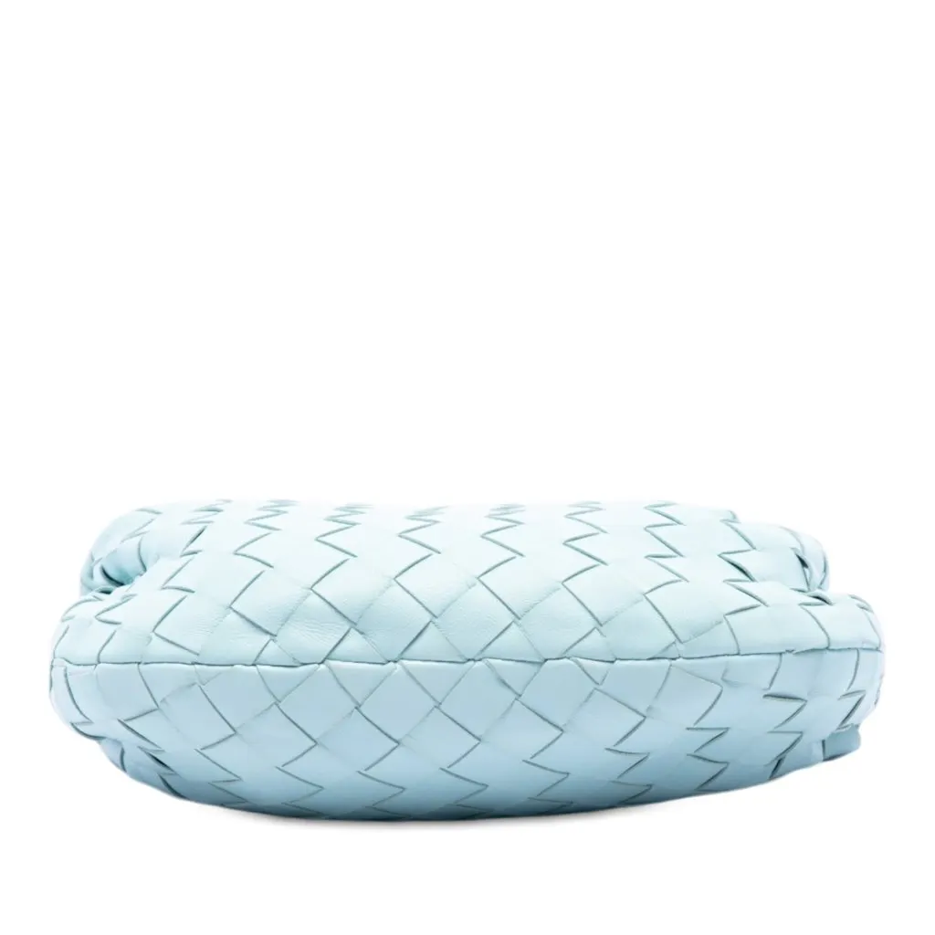 Bottega Veneta Mini Nappa Intrecciato Jodie Blue Leather Very good - Inside View