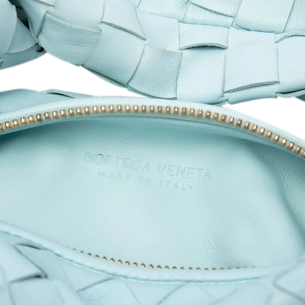 Bottega Veneta Mini Nappa Intrecciato Jodie Blue Leather Very good - Box View