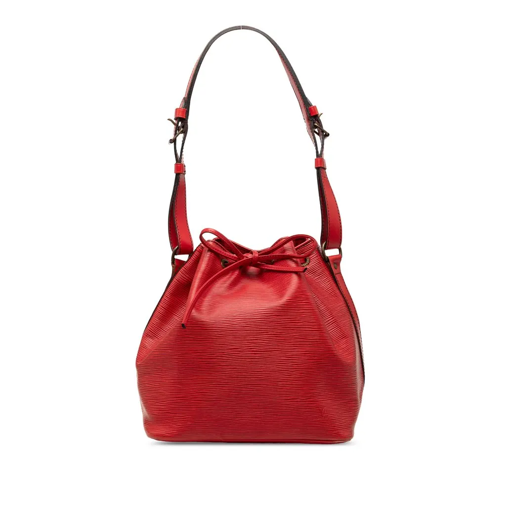 Louis Vuitton Epi Petit Noe Red Leather Very good - Front View