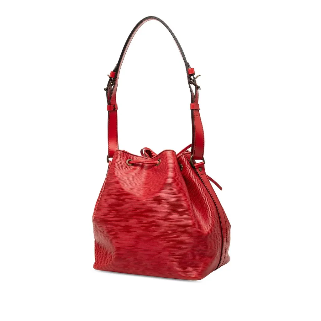Louis Vuitton Epi Petit Noe Red Leather Very good - Back View