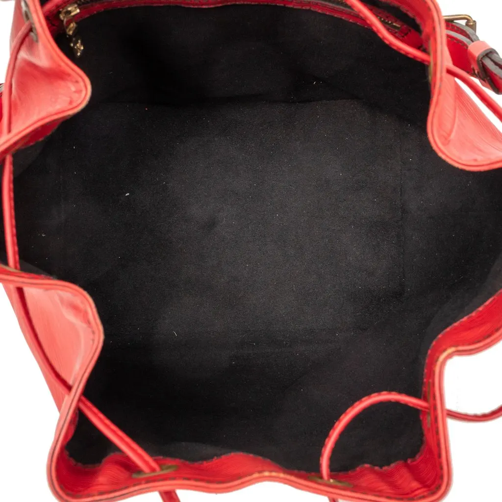 Louis Vuitton Epi Petit Noe Red Leather Very good - Model View