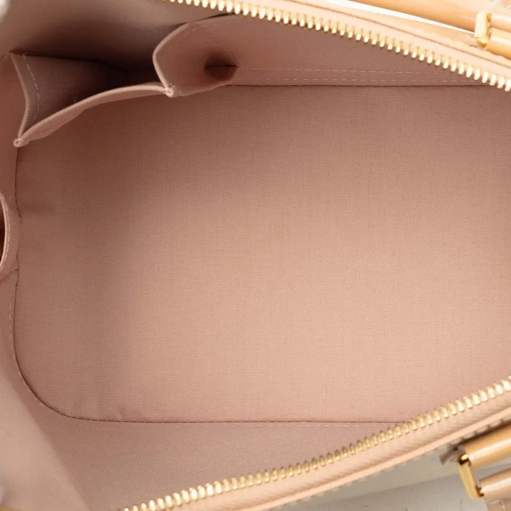 Louis Vuitton Monogram Vernis Alma PM Beige Leather Very good - Model View